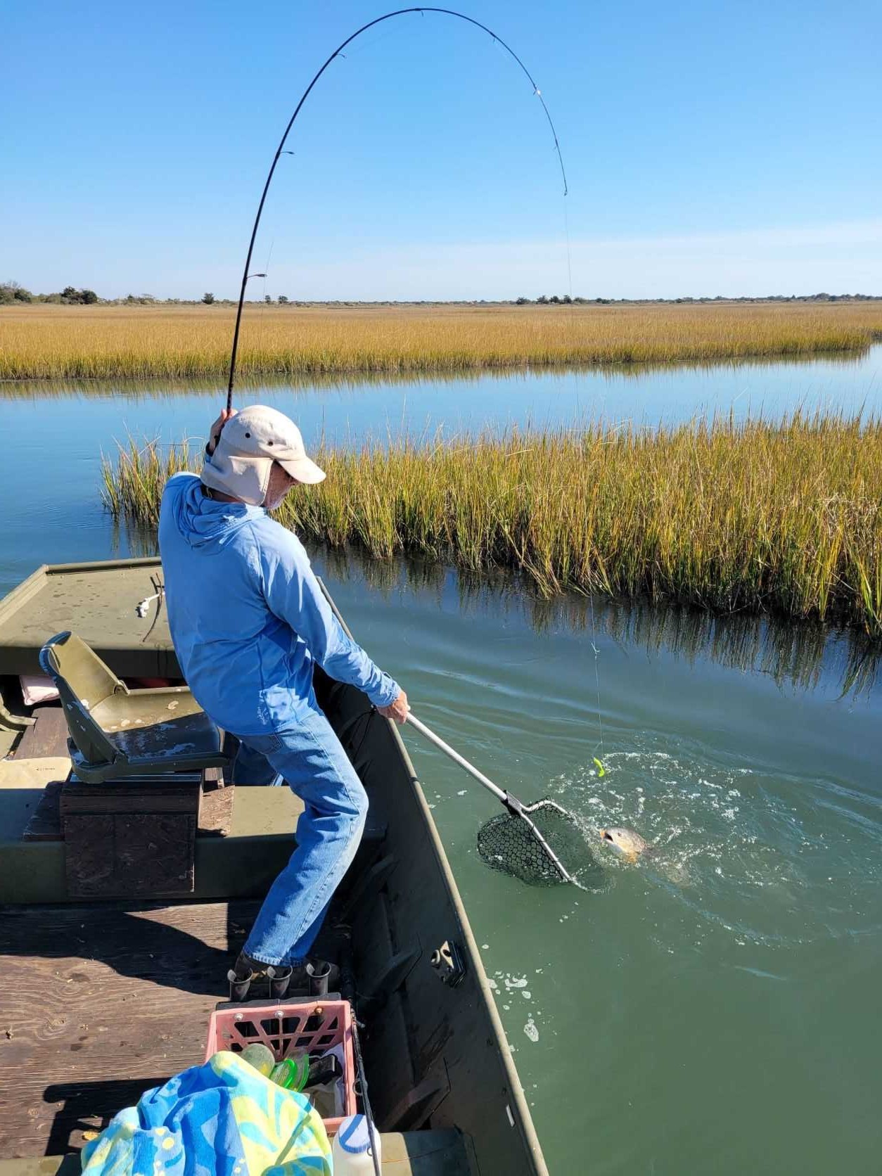 Fly Fish the saltwater marshes