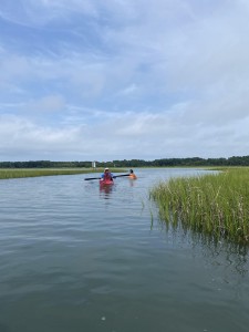 Paddling at Flood Tide